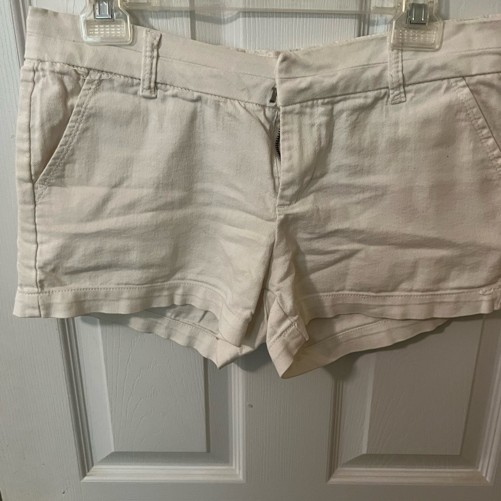 Harper White Tab Shorts